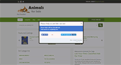 Desktop Screenshot of animals-for-sale.com